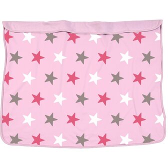 Dekentje Dooky 70x85 roze ster