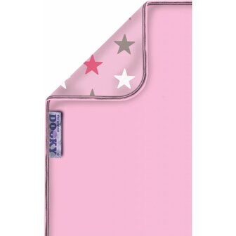 Dekentje Dooky 70x85 roze ster